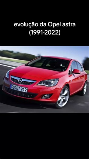 evolução da Opel astra (1992-2022)