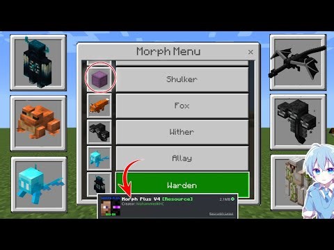 😂GREAT FOR PRANKING FRIENDS!! Morph plus v4 mcpe addon 1.18 - morph plus v4 addon