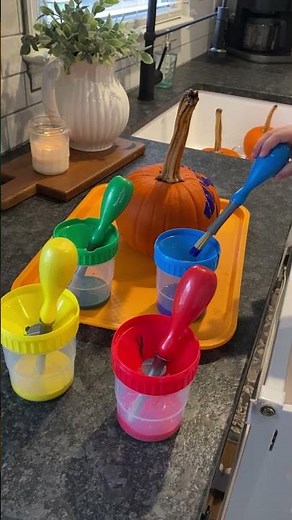 Simple and Creative Pumpkin Painting for Kids | Fun Art & Fine Motor Skills Activity!