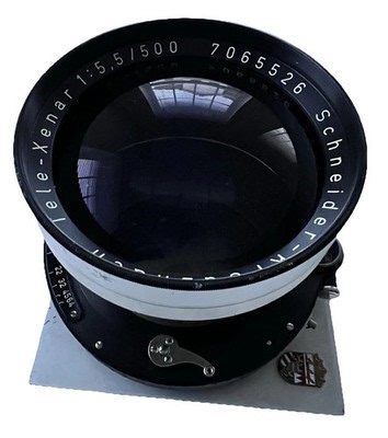 RARE! Schneider Tele-Xenar 500mm F/5.5 Compound Shutter on Linhof Technika Board | eBay