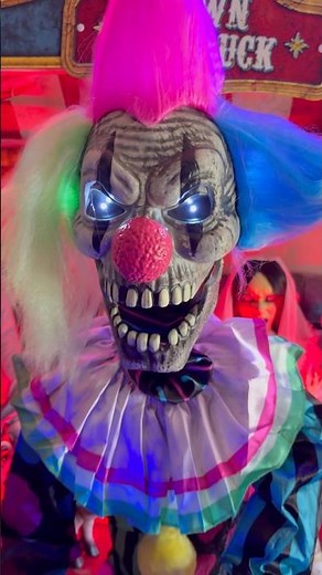 Home Depot 2026 Neon Jack In A Box Clown! #halloween #animatronics #homedepot #horror #clown #shorts