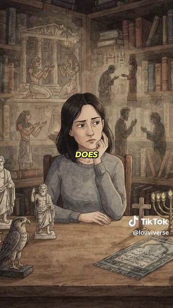 Ancient Greeks didn't call Zeus mythology. They called him a god. So when exactly does a religion become “mythology”? Maybe the line between the two has as much to do with history and survival as belief. #esoteric #darkhistory #learnontiktok #occult #religion #thoughtprovoking
