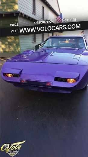 1970 Dodge Charger Daytona Tribute Backing Out (V22079)