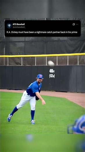 R.A. Dickey’s knuckleball was untouchable back in his prime🔥