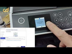 Epson EcoTank Monochrome M2170 Ink Tank Printer Driver Installation Via Wi-Fi Router #epson #driver