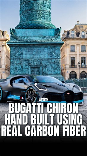 Wealth Office on Instagram: "A Bugatti Chiron reduced in size, not in standard. This hand-built model uses real carbon fiber, metal components, and official factory CAD data to replicate the original hypercar with exacting precision. Every panel, seam, and moving element mirrors the full-scale vehicle. Priced between $10,000 and $14,000, each model requires hundreds of hours to assemble by hand. These pieces are produced in limited numbers and often commissioned to match specific vehicles, down