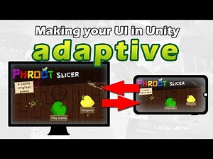 How to make UI adaptive in Unity (so that it doesn't break on different screens)