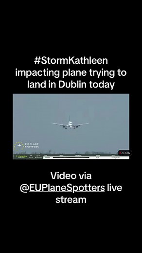 A Plane's Heart-Stopping Go-Around at Dublin Airport
