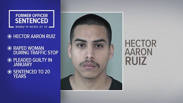 'Predator with a badge' | Former Texas police officer sentenced for raping woman during traffic stop