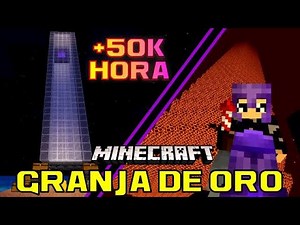 Minecraft Granja de Oro / 50,000 Items x Hora - Java 1.16.5