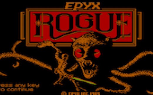 b站第一位，寻找被遗忘的游戏，rogue游戏的鼻祖，DOS时代的霸王--[rogue地下城探索]快来看看！！