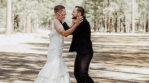 Tempe bride pranks her husband during their 'first look,' and the pictures are hilarious