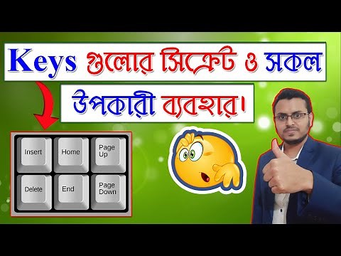 Use of Home | Insert | Delete | End | Page Up | Page Down Keys on Computer Keyboard