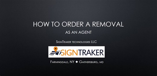 Tutorial - How to Order a Removal as an Agent
