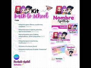 Cómo Editar e Imprimir tus Etiquetas Guerreras K-Pop – Guía Paso a Paso