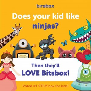What happens when you get a Bitsbox delivery? 1️⃣ Look through the crazyfun projects 2️⃣ Pick an app to build 3️⃣ Create and customize online 4️⃣ Play and share your app! | Bitsbox