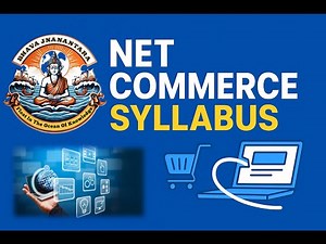UGC NET Commerce Syllabus 2025 | Complete Unit Wise Breakdown & Preparation Guide