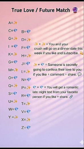 Who is your Future Match? 💖💎 | Try This Love Game!