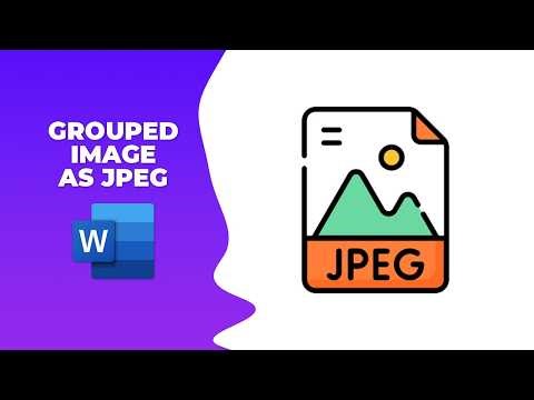 How to save a grouped image in Word as a JPEG