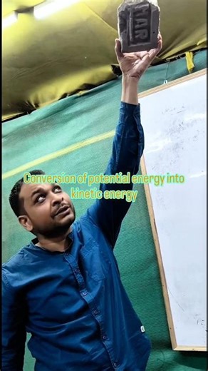 Potential energy demonstration#potentialenergy #kineticenergy #motion #experiment