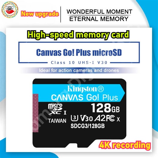 🔥100%Original Product+FREE Shipping+Free Send adapter+card reader🔥Kingston micro SD Card 128GB 256GB 512GB 1TB 2TB Memory Card 64GB Class10 TF Card 256GB For DJI Action 5/Insta360 Camera | Lazada PH