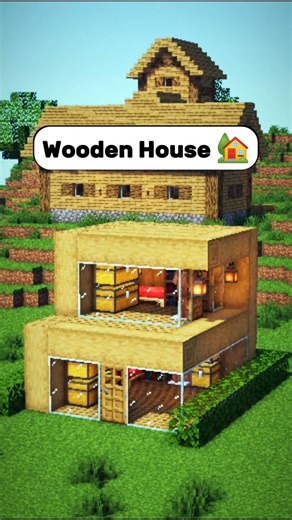 Minecraft Wooden House 🏡