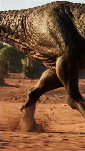 Extreme close-up of Compsognathus