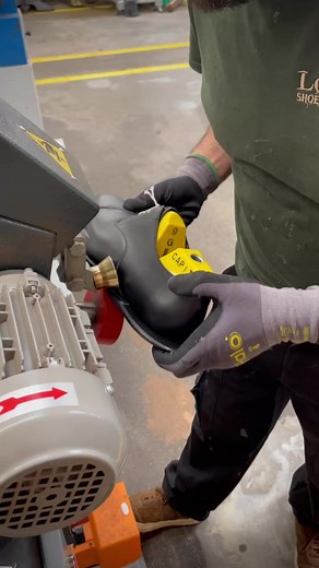 A step inside the Loake Factory… Today, at our Wood Street factory here in Northamptonshire, our team of shoemaking experts are hard at work crafting more of your favourite styles, including our timeless Oxford ‘Aldwych’! Here are just a few of the intricate processes that contribute to transforming this shoe into the iconic style it has become… Firstly, ‘Welt Wheeling’ prepares the welts by laying them flat against the sole. This is crucial for the next steps in production.Following this, ‘Roug