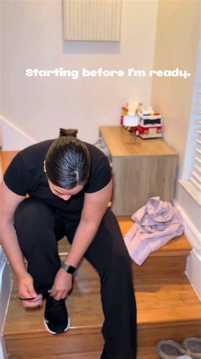 This is me, committing to myself. #startingbeforeyouareready #becomingbrave