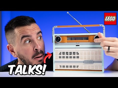 Working LEGO Radio! || LEGO 10334 Retro Radio