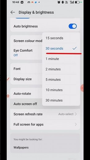 Phone Screen Timeout Setting Kaise Change Kare"#shorts #tech