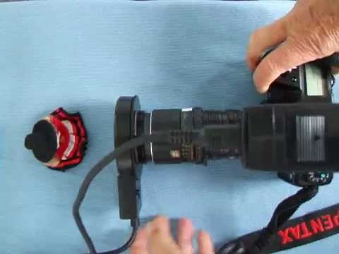 The use of a 'RING FLASH'