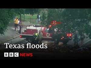 Texas floods kill at least 24 people and leave many children missing | BBC News