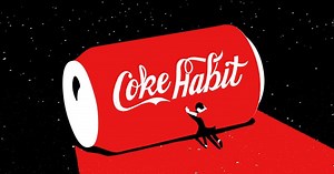 An Animated Account of One Man's Coke Addiction as Told In the Brand's Signature Colors