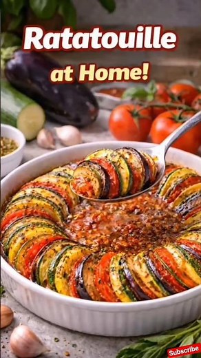 Ratatouille Recipe 🍆 | Easy French Veg Dish | Healthy & Colorful
