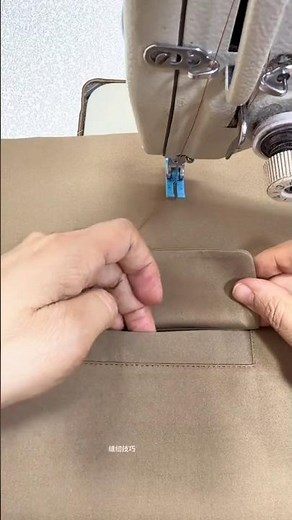 The Fastest Way to Sew a Flap Welt Pocket #sewapasystem #sewing #versatilesewin