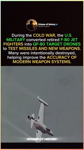 How the U.S. Turned Jet Fighters Into Target Drones #history #facts