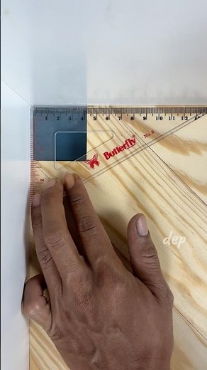Easy way to measuring wood angles perfectly #carpentry #woodworking #diy #tools #tips