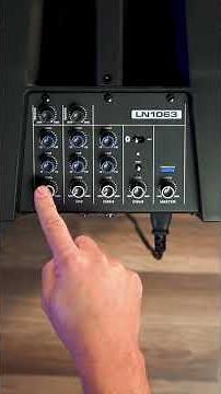 Peavey LN® 1063 Column Array Controls Overview