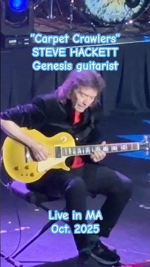 New STEVE HACKETT Short! Genesis guitarist "CARPET CRAWLERS" Epic tune from Lamb Lies Down, Oct '25