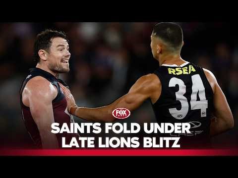A class above! Saints unable to withstand Brisbane's 4th quarter demolition job 💥 I Fox Footy
