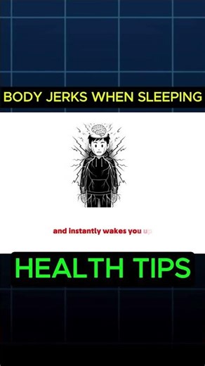 Why Your Body Jerks When Sleeping? | Hypnic Jerks Explained #health #fyp #foryou