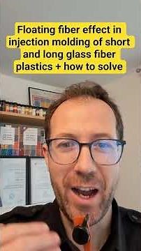 Floating fiber effect in injection molding of short and long glass fiber plastics + how to solve