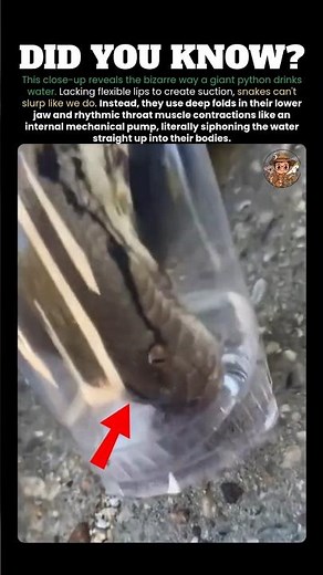 Why You’ve Never Seen a Giant Reptile Take a Sip Like This