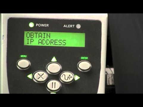 Setting a Static IP Address on an S4M Printer