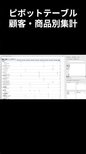 クロス集計には計算式も関数も要らないです！