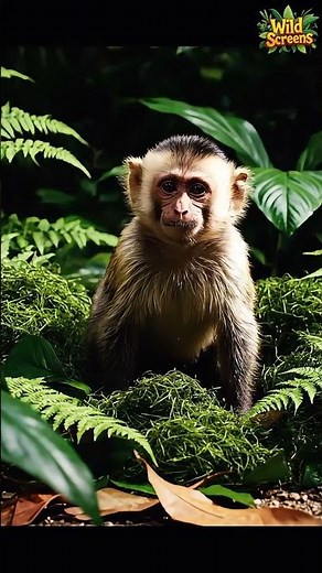 Baby Monkey Saved After Falling From Tree