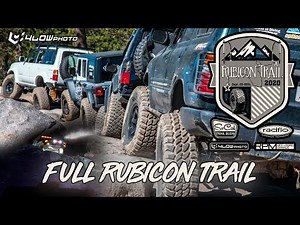 RUNNING THE RUBICON TRAIL with a bunch of Toyota 80 series and one Jeep JL!