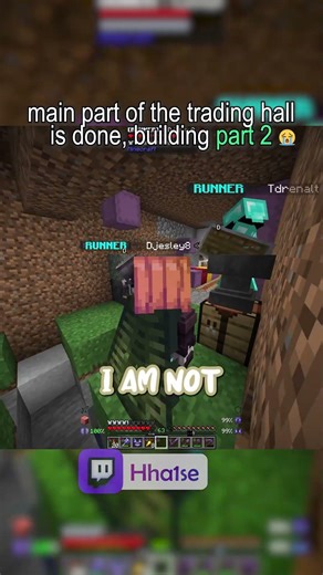 THE MAIN PART OF THE TRADING HALL IS DONE, TIME TO MAKE THE EXTENSION #minecraft