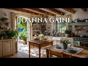 Small French Country Kitchen by Joanna Gaines Rustic Farmhouse Flair with French Accents